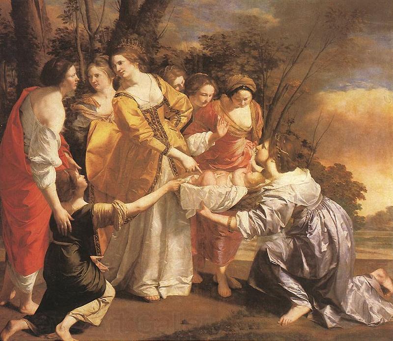 GENTILESCHI, Orazio Finding of Moses dfgh